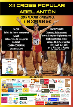 XII CROSS POPULAR ABEL ANTN - GRAN ALACANT 2017